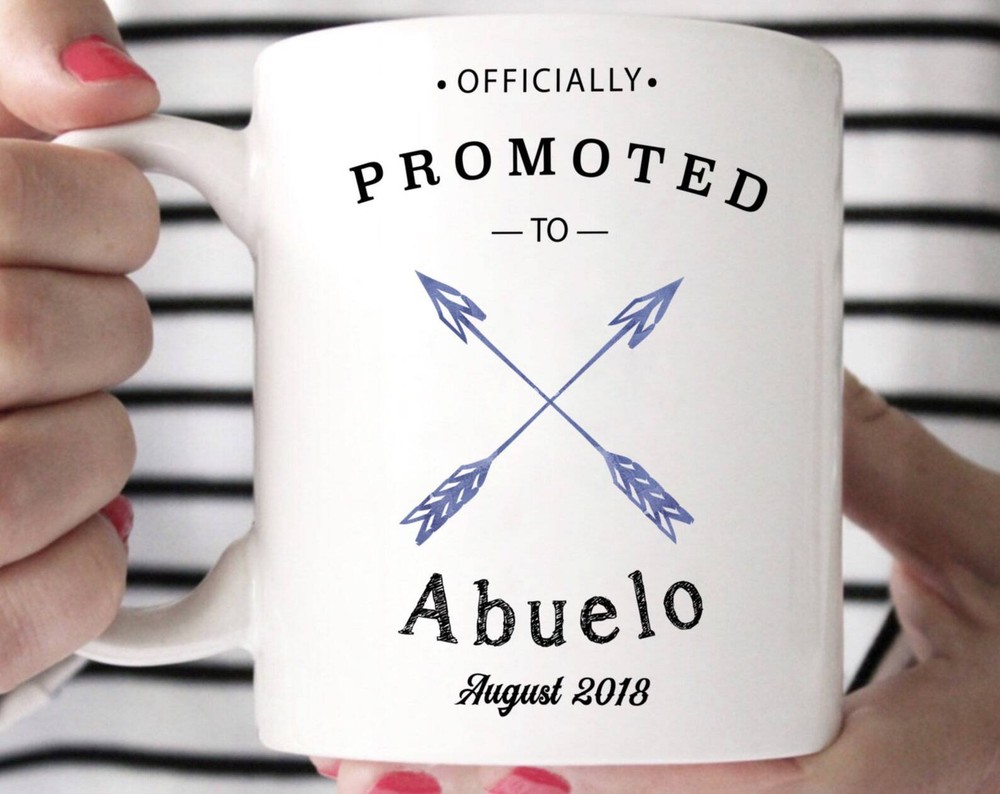Promoted To Abuelo Abuelo Mug Gift For Abuelo Father's Day Gift For Dad Gift For