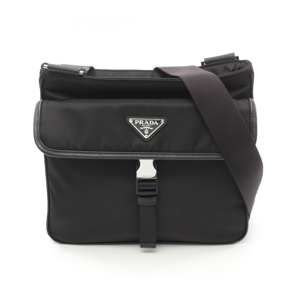 PRADA RE-NYLON TESSUTO SAFFIANO leather crossbody shoulder bag 2VH1192DMHF0002