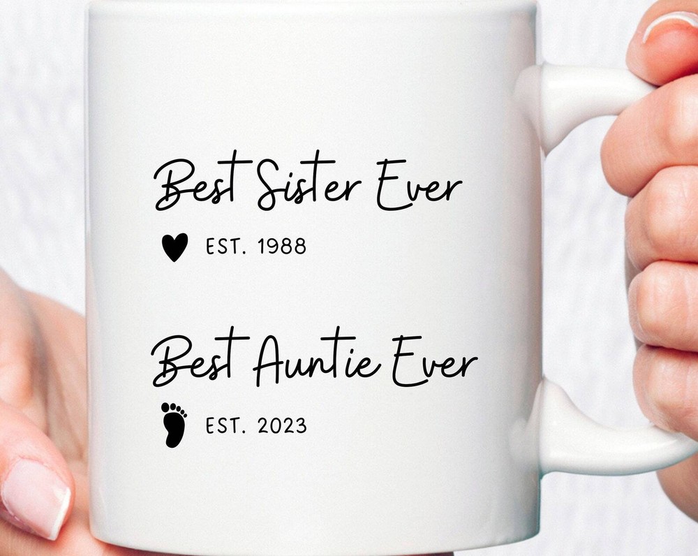 Sister Pregnancy Reveal New Auntie Announcement Gift Pregnancy Promotion Auntie Present