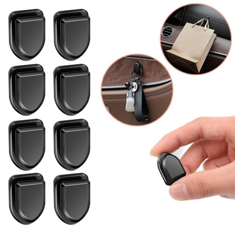 PC Interior Storage Holder Self-Adhesive Dashboard Hook for 10Pcs Headphone
