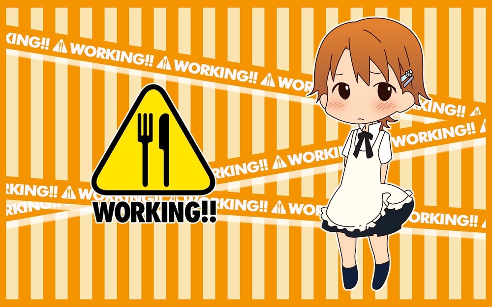 Anime Inami Playmat for Gaming and Desk with Working Girls Design  