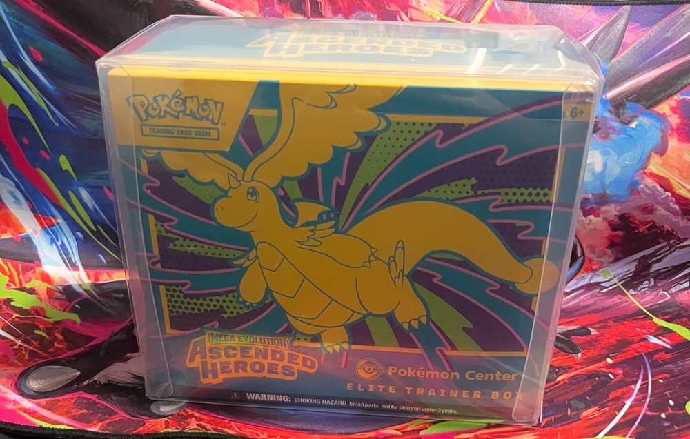 Pokemon Ascended Heroes Pokemon Center factory Sealed ETB Protective case  inclu