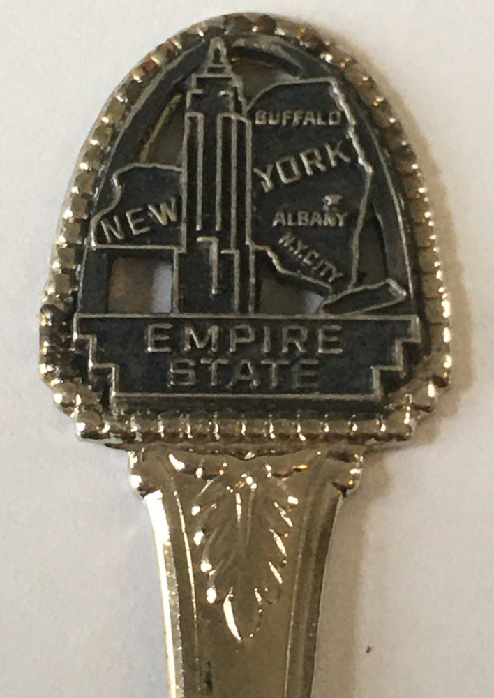 New York Empire State Vintage Souvenir Spoon Collectible