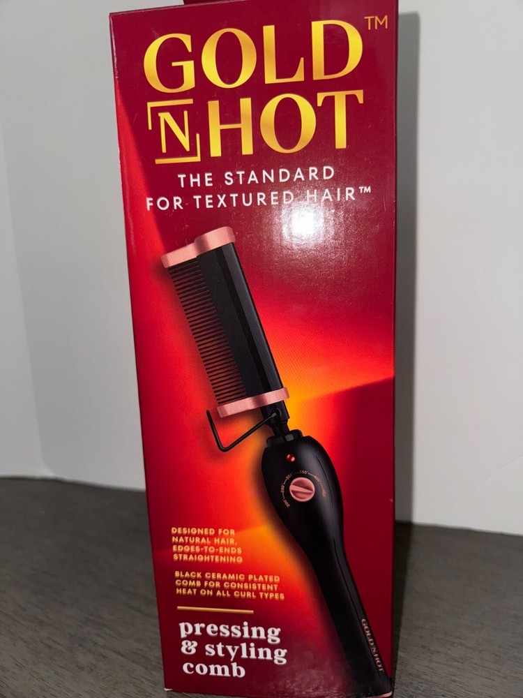 GOLD-N- HOT PRESSING AND STYLING COMB