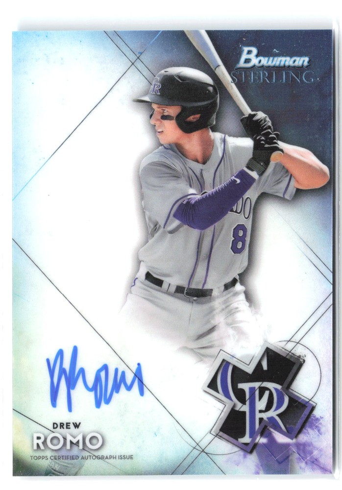 2021 Bowman Sterling #BSPA-DR Drew Romo Prospect Autographs