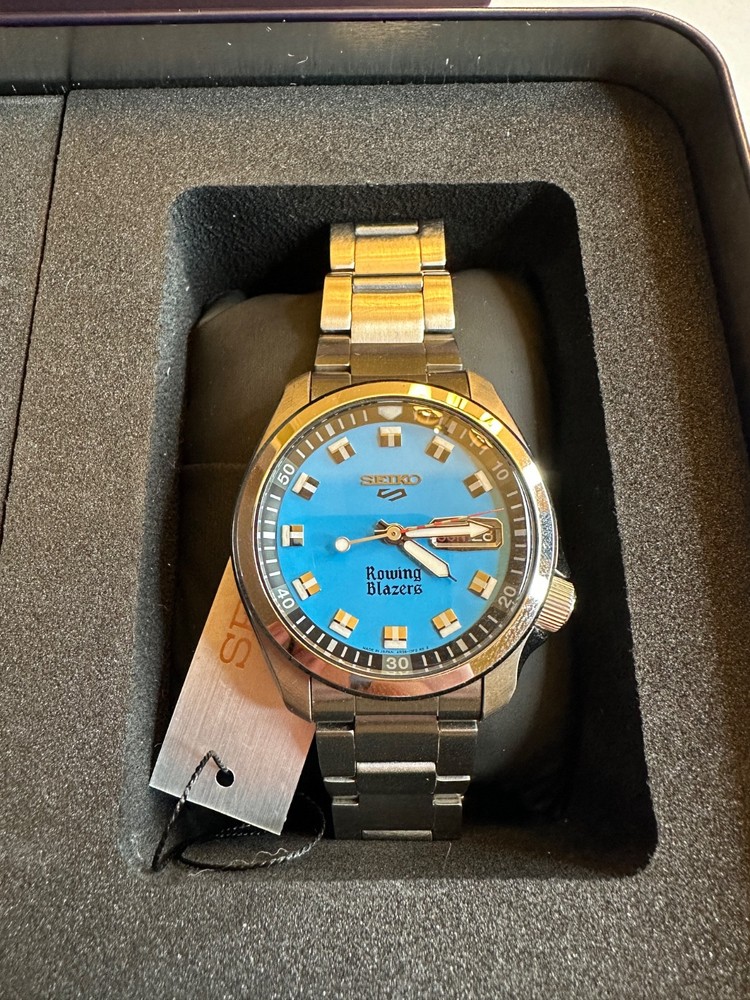 ROWING BLAZERS SEIKO 5 WATCH Blue