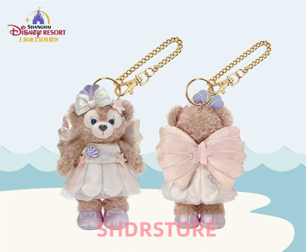 Disney authentic 2025 summer shelliemay keychain plush shanghai disneyland