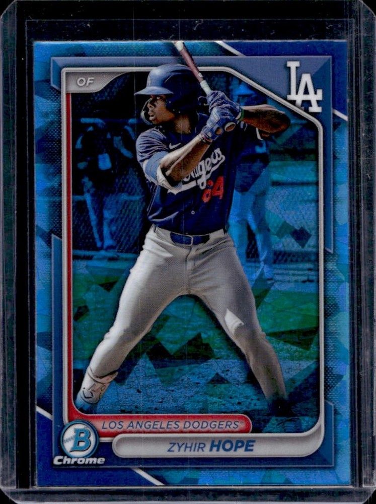 2024 Bowman Draft Sapphire Zyhir Hope Chrome Prospect #BDC-139 Dodgers