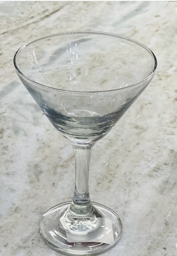 CRISTAR Made of Thick, Heavy, Clear Glass-Martini-Globet 9oz-