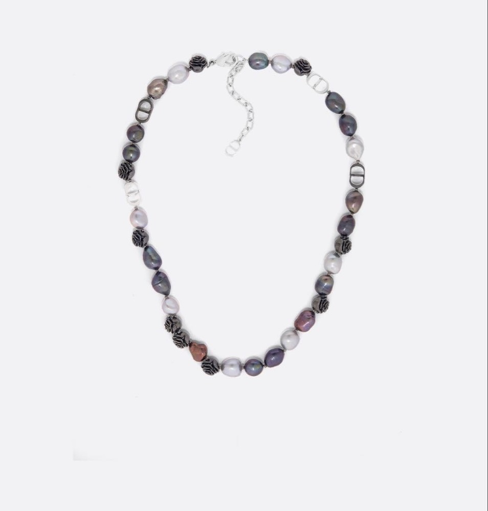 Dior Pearl Necklace Elegant Classic Jewelry for Women