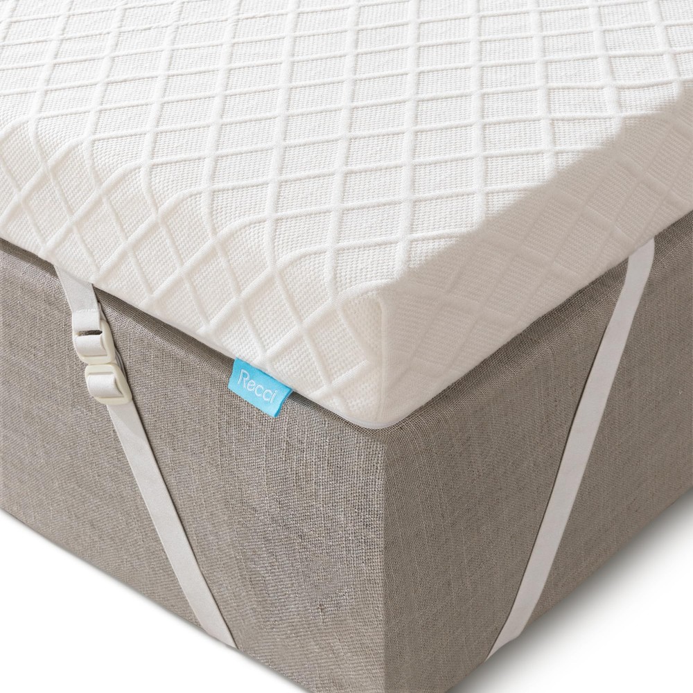 RECCI 3 Inch King Mattress Topper, Memory Foam Pressure-Relieving for Back Pa...