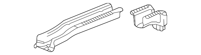Genuine GM Left Rear Side Rail Underbody Part 84257712
