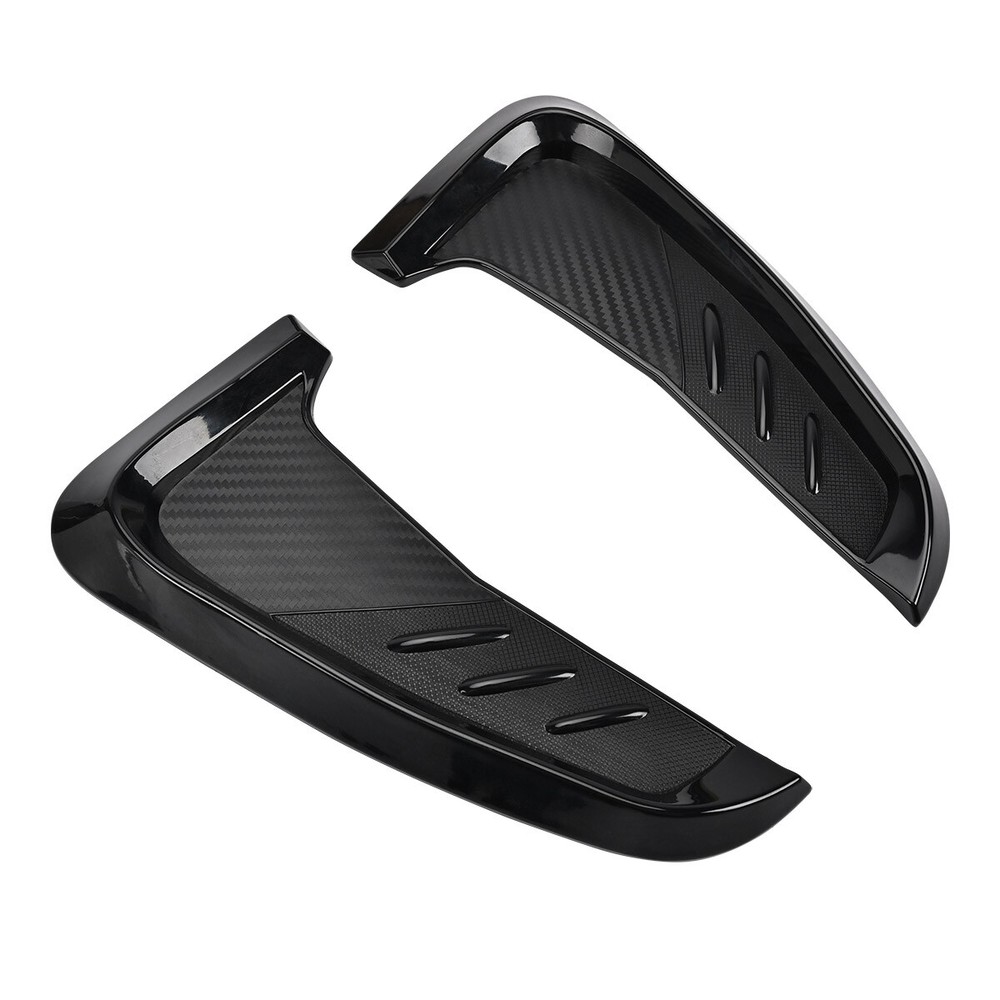 2pcs Universal 3D Car Side Fender Vent Air Wing Cover Trim Exterior Accessories