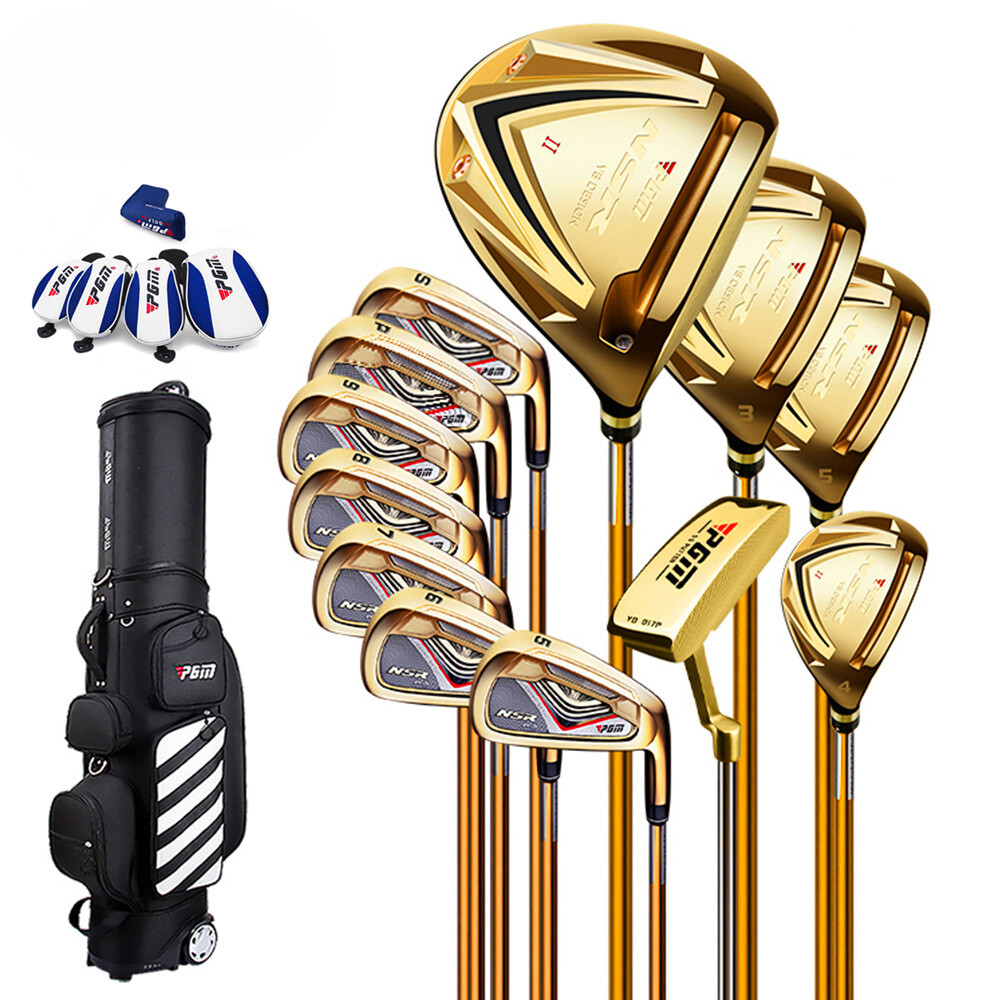 Men's Left Handed Complete Golf Set Professional Golf Club Carbon Steel Shaft