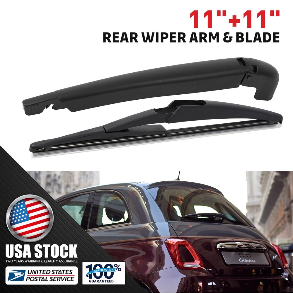 East Forest Rear Windshield Wiper Blade&Arm All Season For FIAT 500 2012-2019