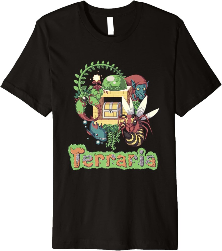 Terraria T-Shirt Hoodie: Jungle Style
