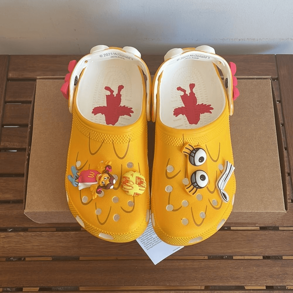 NWT McDonald’s x Crocs Birdie Classic Clog Women Size 8 Men Size 6 (208696-730)