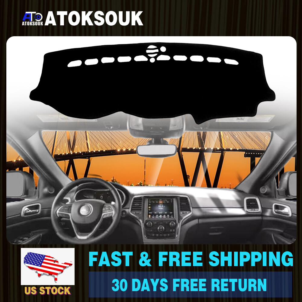 Sunproof Dashboard Cover Mat for 2011-2020 Grand Cherokee Interior Protection Pad