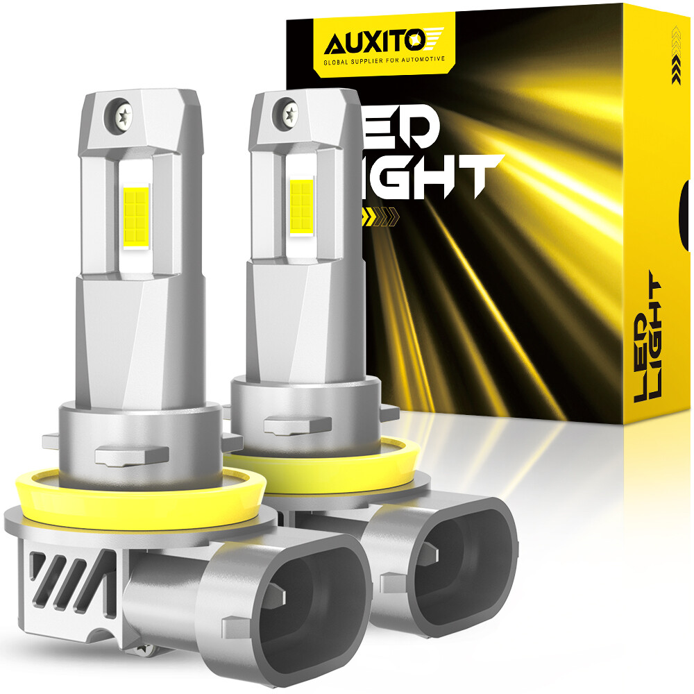 AUXITO M3S Serie H9 H11 LED Headlight Kit Super Bright 6500K High/Low Beam Bulbs