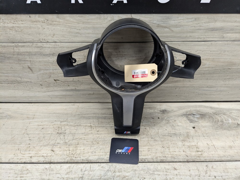 14-19 OEM BMW F15 F16 X5 X6 M SPORT Steering Wheel Trim Bezel Cover