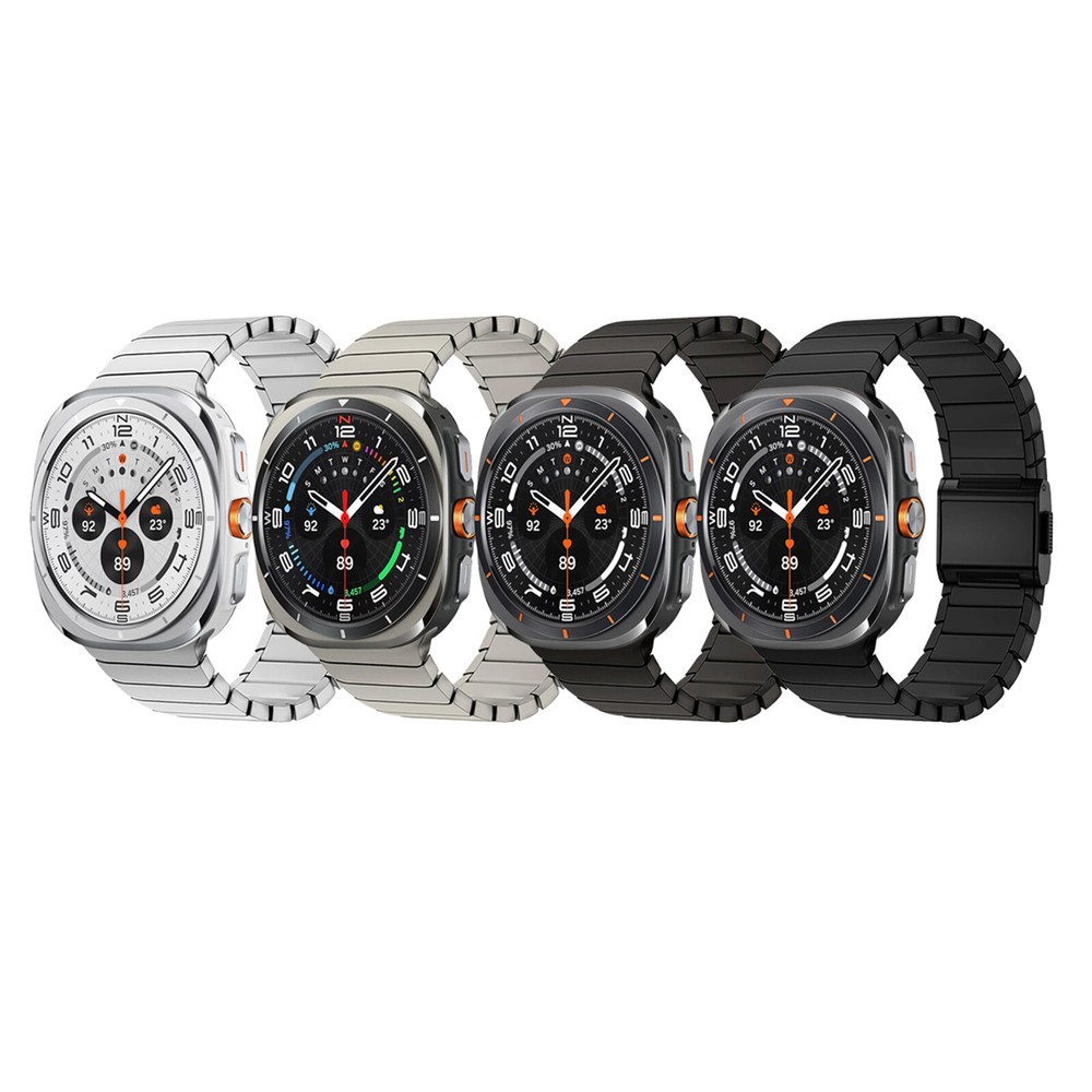 Titanium Alloy Business Watch Strap Band For Samsung Galaxy Watch Ultra 47mm