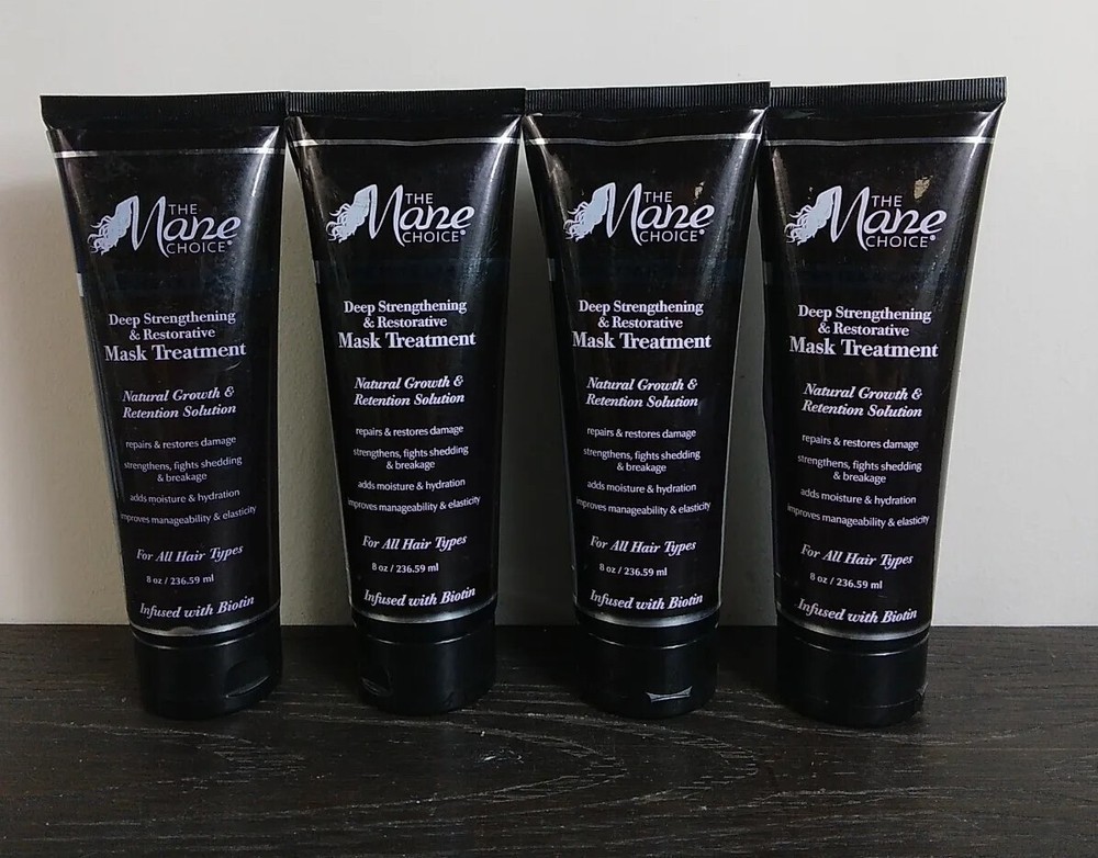 The Mane Choice Green Tea Carrot Deep Strengthening Restorative Hair Mask 8oz