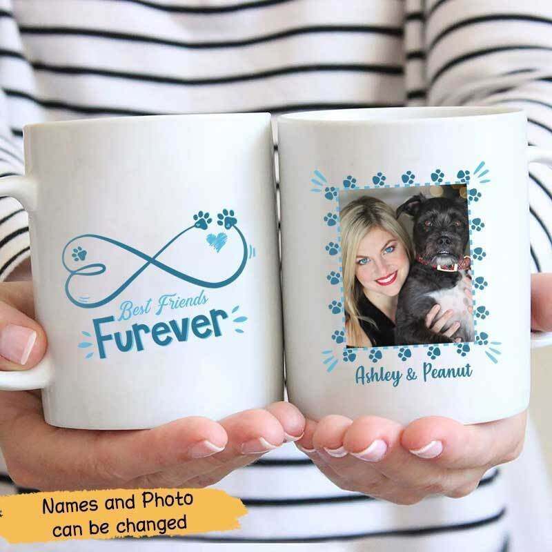 Best Friends Forever Photo Personalized Coffee Mug Family Mug Funny Gift