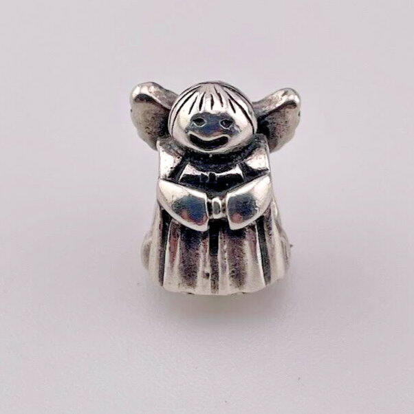 PANDORA ALE 925 STERLING SILVER MINI ANGEL OF HOPE CHARM VERY CUTE 2465