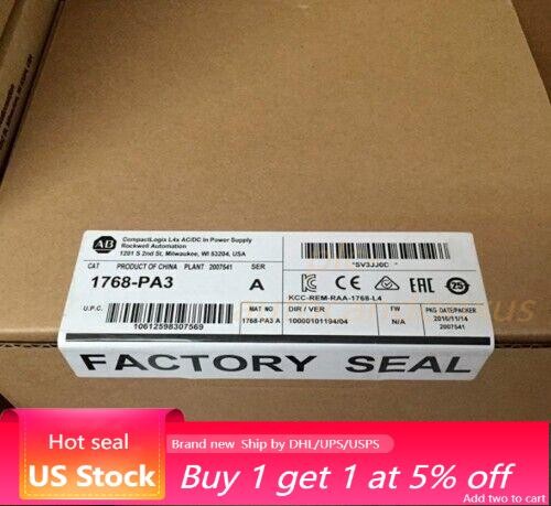 New Sealed AB 1768-PA3 SER A Compactlogix Power Supply 1768PA3 US