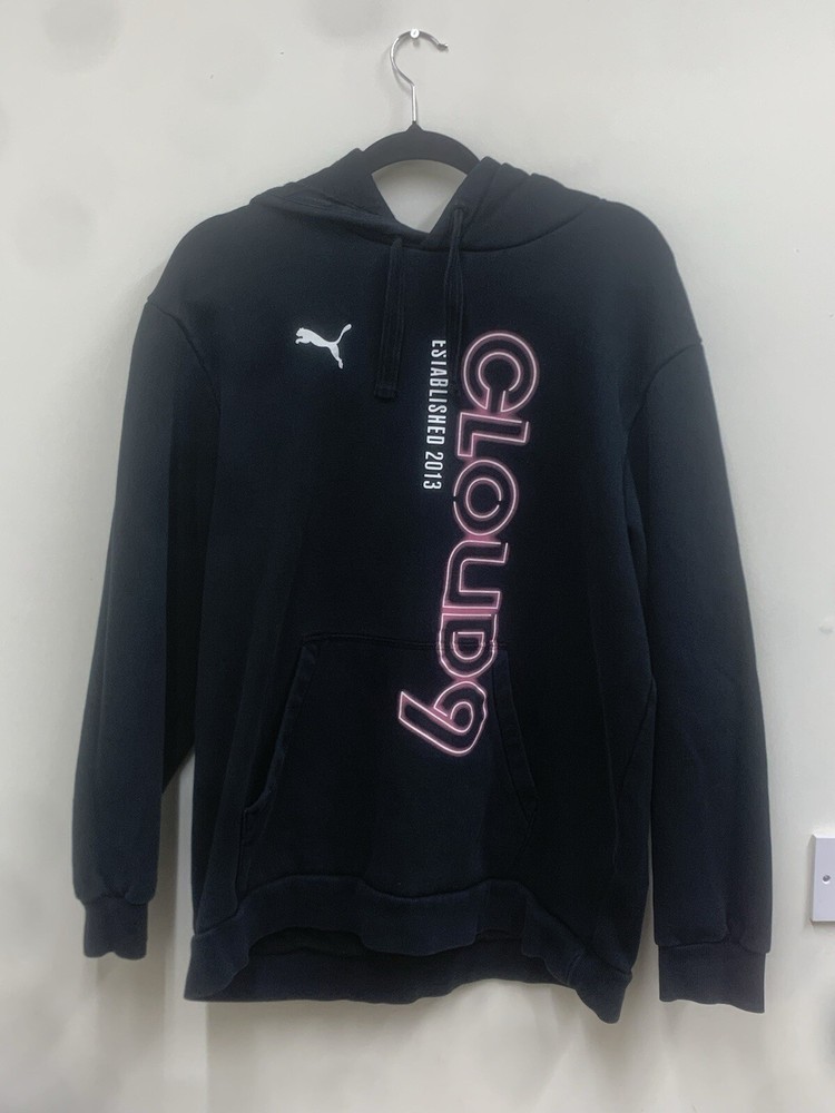 PUMA Cloud 9 Mens Black Hoodie L