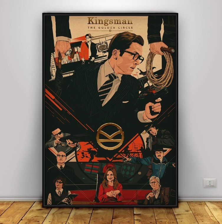 Kingsman Poster | Wall Art | Wall Prints | Home Decor | Kraft Paper Print 3