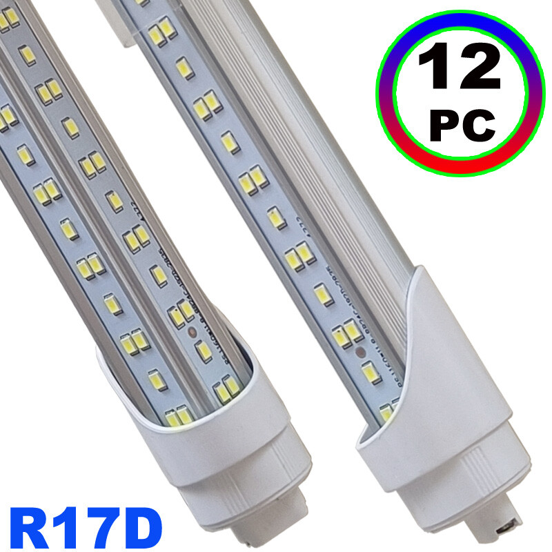 T8 8Ft R17D HO Led Tube Light Bulbs 6500K 144W Rotatable 8Foot Led Shop Light