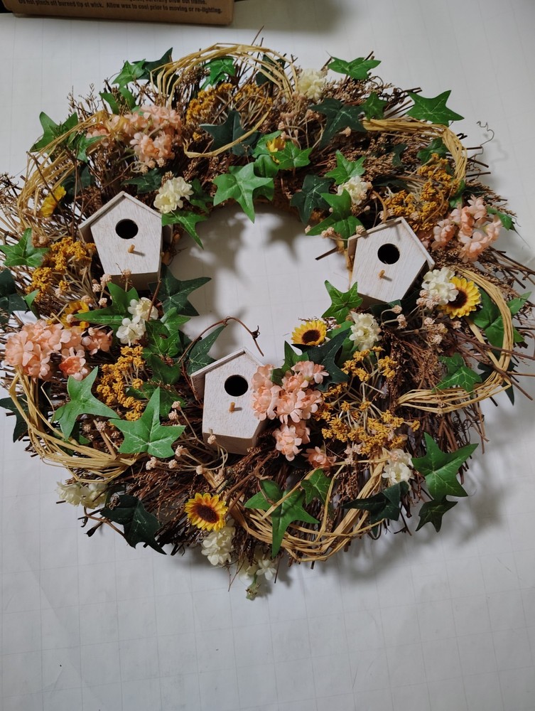 16-Inch Vibrant Summer Wreath for Seasonal Decor-image