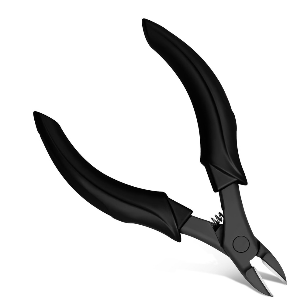 Japanese Steel Toe Nail Clippers for Thick Nails - Senior-Friendly Raised Edge Design