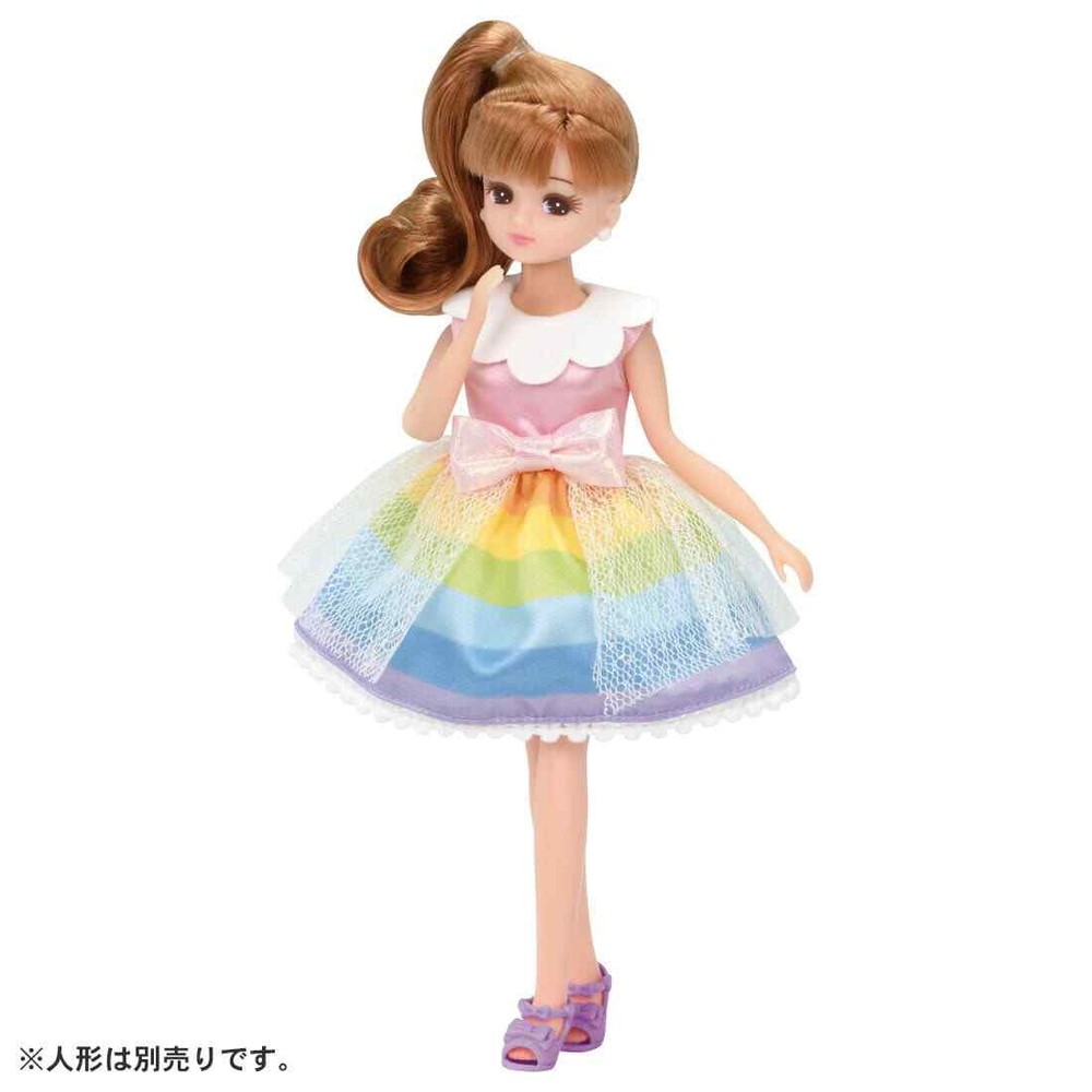 Colorful Rainbow Fantasy TAKARA TOMY Licca-chan LW-01 Clothes Set