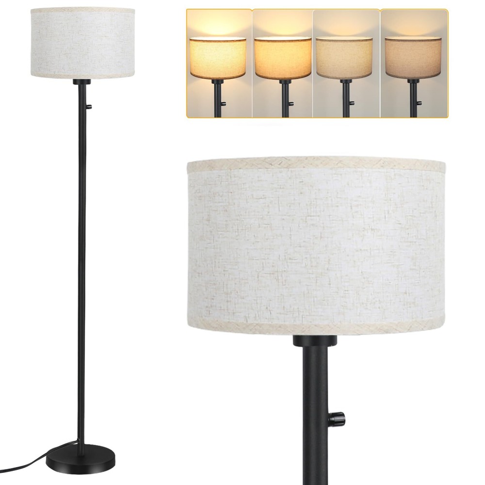 Floor Lamps for Living Room, Stepless Dimmable Standing Lamp, Modern Floor La...