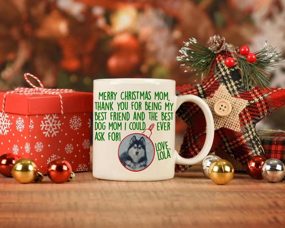 Dog Mom Christmas Gift Dog Mom Gift Custom Christmas Gift For Dog Mom