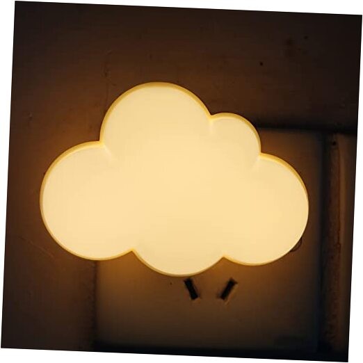 Sensor LED Night Light Plug-in Night Lights for Kids 1 Pack Yellow Base