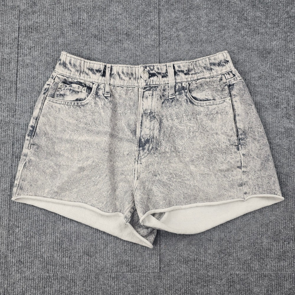 Rag & Bone Miramar Shorts Womens Large Gray Denim Look Cotton Casual Comfy