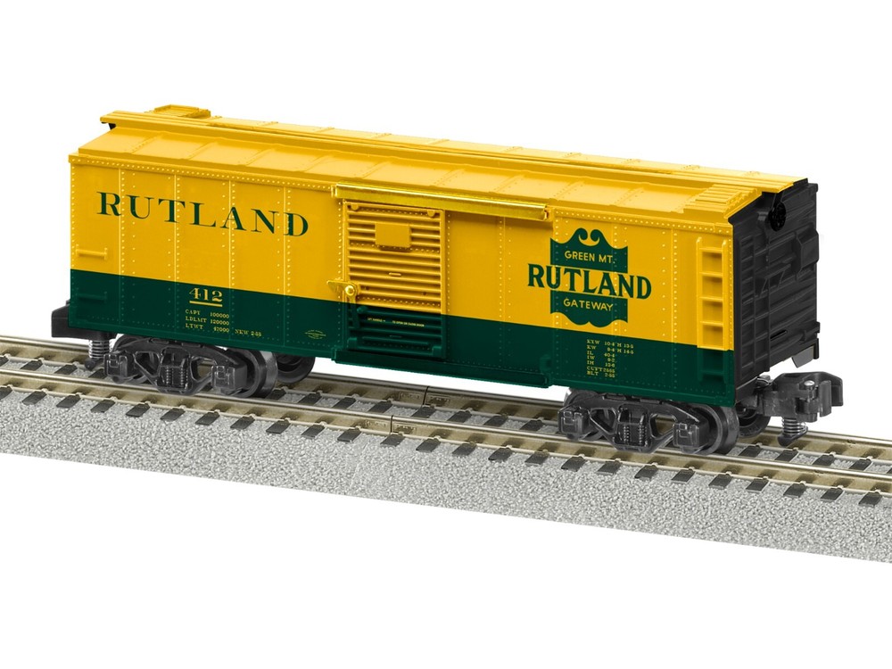 LIONEL AMERICAN FLYER RUTLAND BOXCAR #412 S GAUGE maintenance prr 2019102 NEW