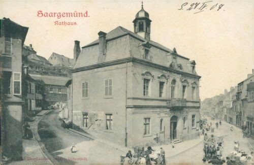 Postcard Saargemünd City Hall 1907 (No.9313)