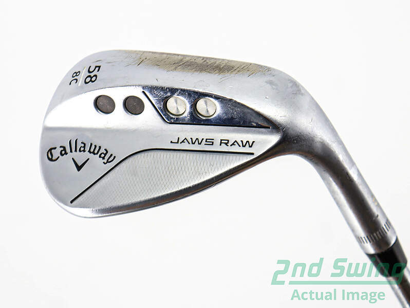 Callaway Jaws Raw Chrome Wedge 58° LW Steel Stiff Right 36in Golf Club