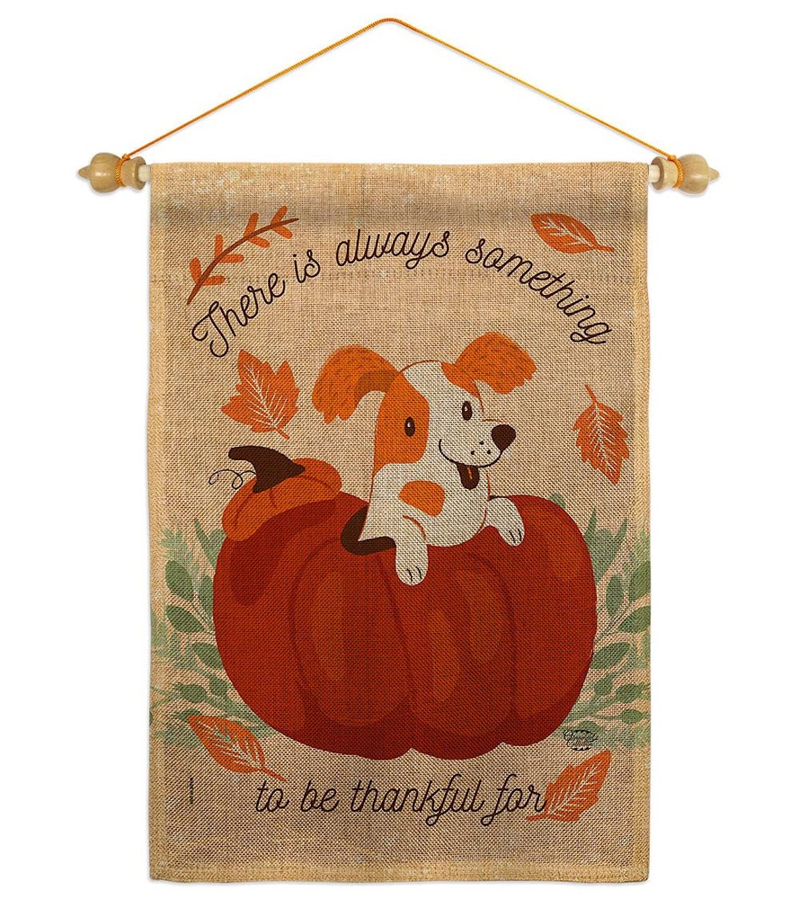 Thanksgiving Wood Dowel Set Wooden Rod Home Decor Burlap Banner Flag Pole Roo...