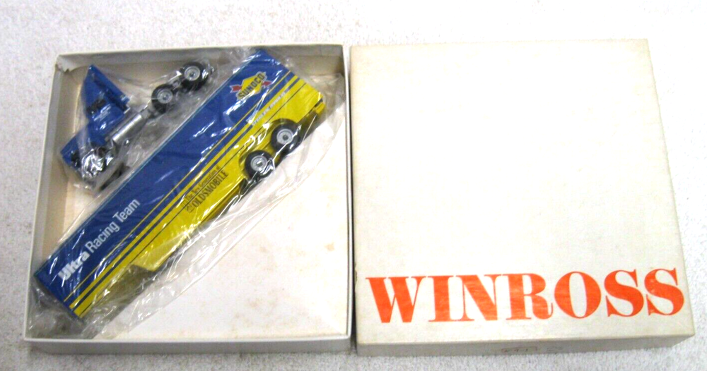 1/64 Sunoco Racing Semi Truck & Trailer Diecast Toy by Winross