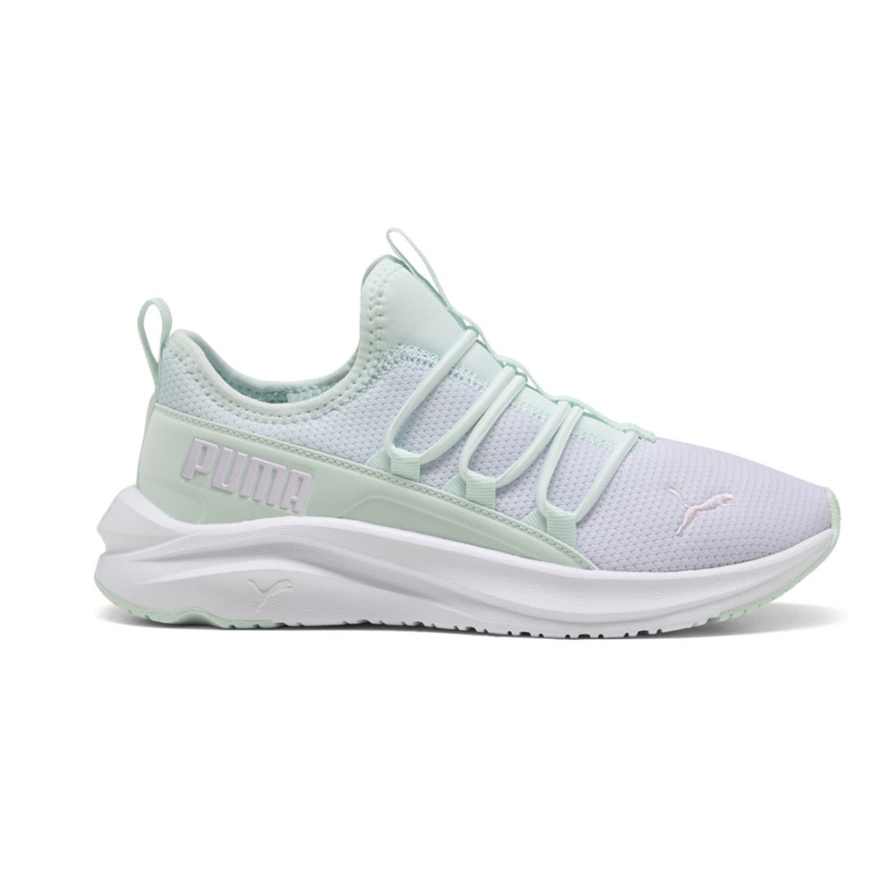PUMA Softride One4all Gradient Running  Youth Girls Green, Purple Sneakers Athle