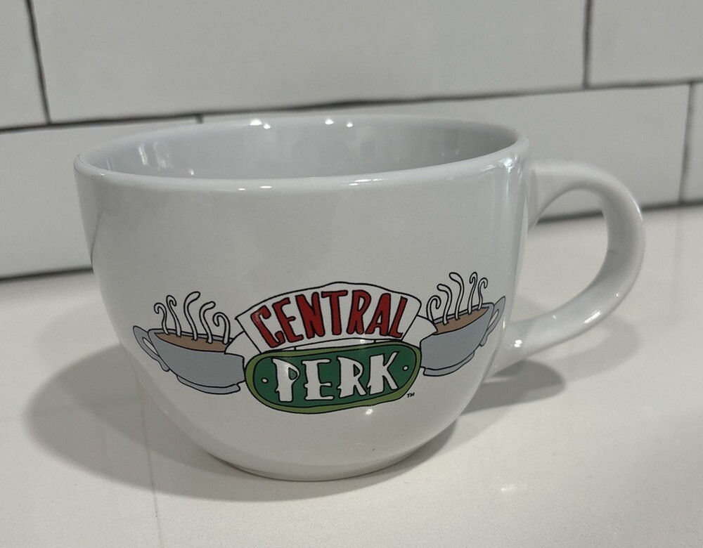 Friends Central Perk Mug • Large Java Mug Soup Cup Coffee Mug • 24oz