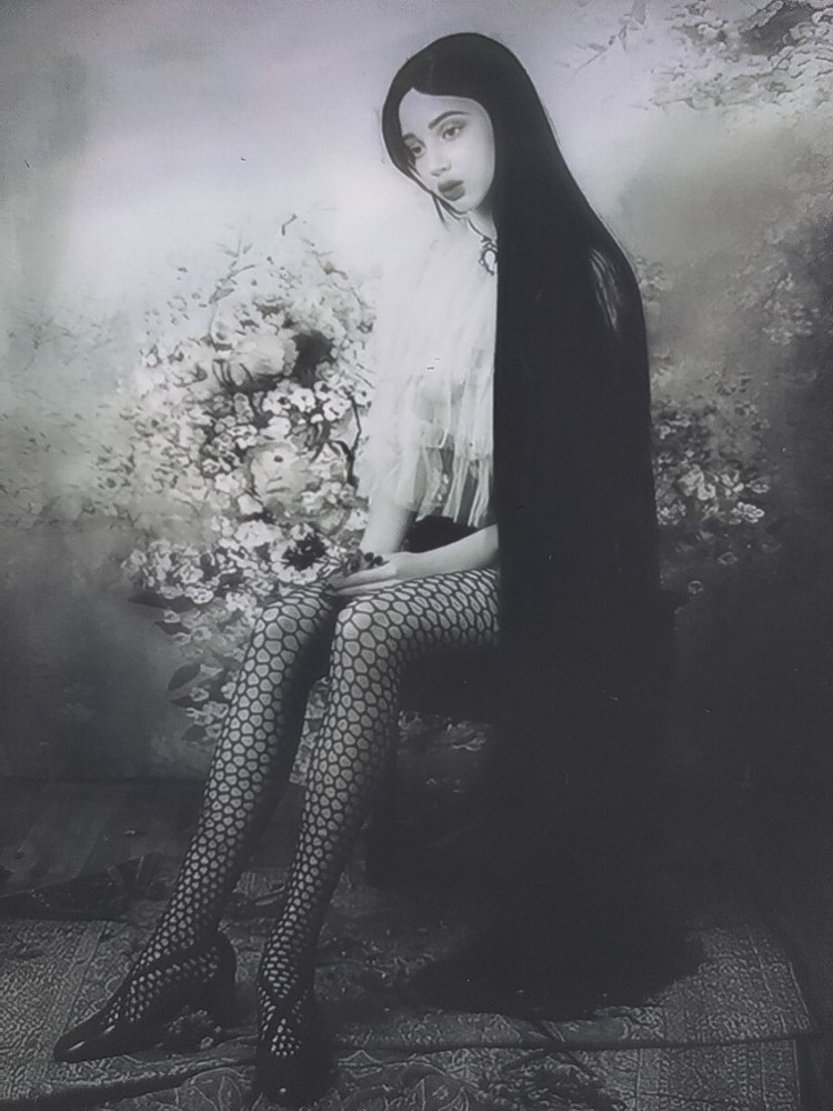 Vintage - Negative  - Beautiful Girl - Very Long Hair