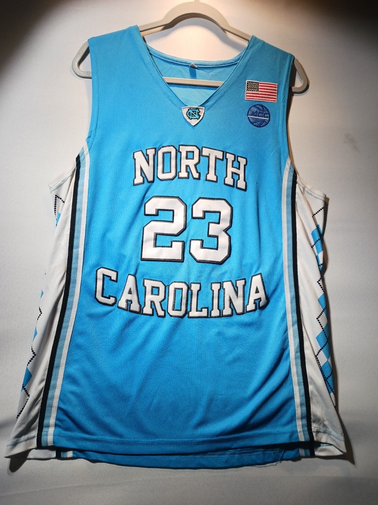 Michael Jordan #23 North Carolina Basketball ACC Jersey College -V-