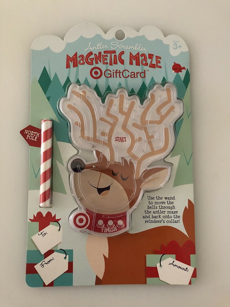 Target Gift Card #1852 Magnetic Maze  UnScratched NCV