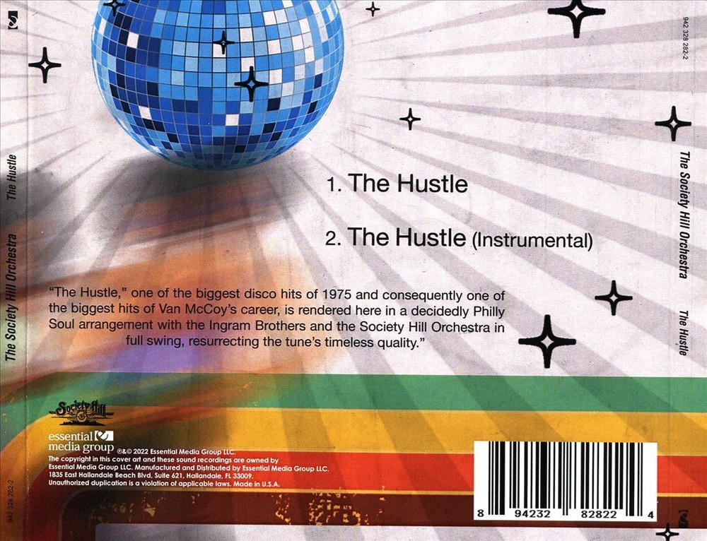 SOCIETY HILL ORCHESTRA HUSTLE NEW CD